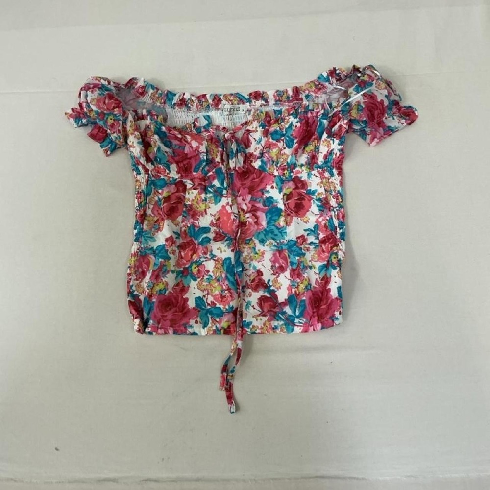 CEOLECCI floral off-the-shoulder top‎